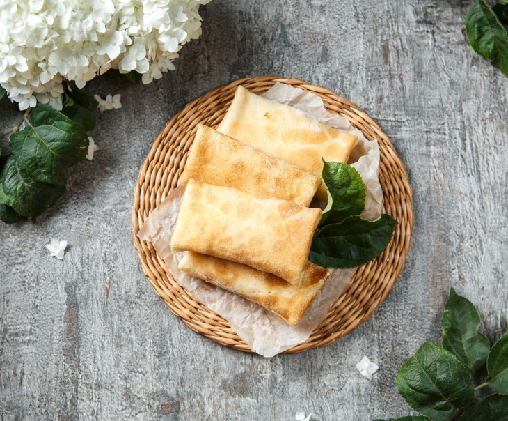 6716 Блины с творожной массой и изюмом Вкусляндия 