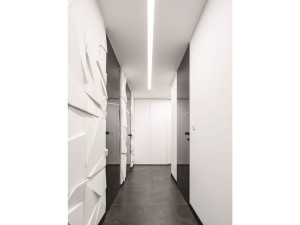 Алюминиевый потолочный линейный профиль освещения для светодиодных модулей