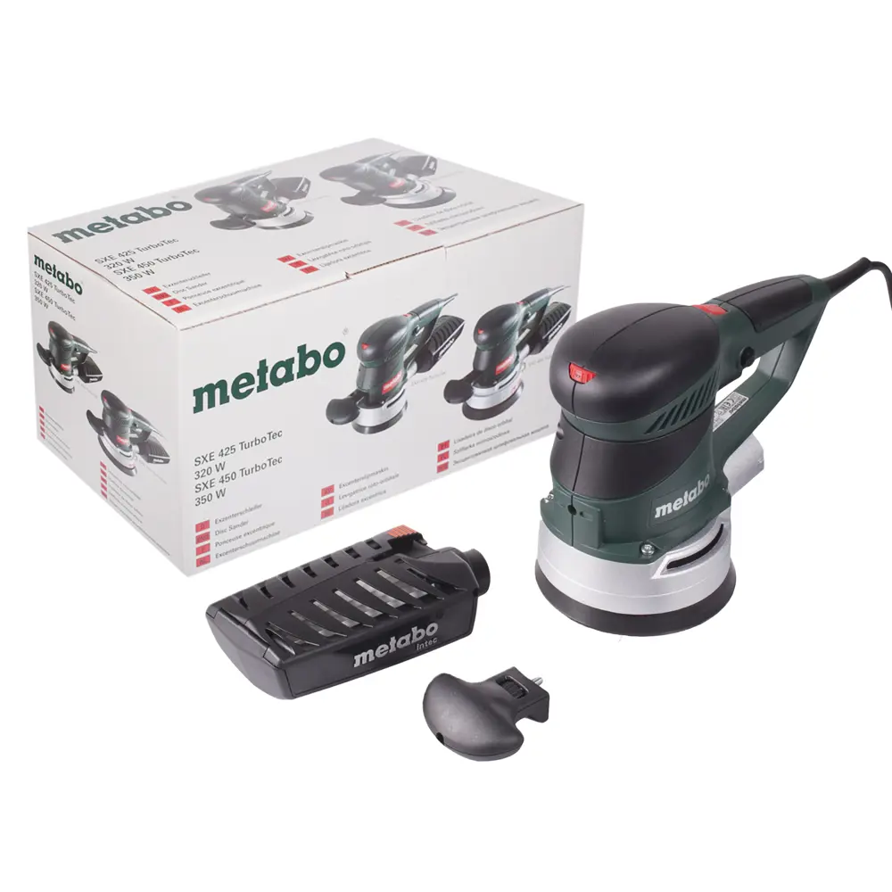Эксцентриковая шлифовальная машина Metabo SXE 425 TurboTec, 320 Вт, 125 мм 18119376 STLM-2057063  - Вид №4