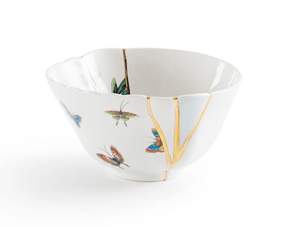 Фарфоровая и золотая чаша Seletti Kintsugi ARCH-00052365
