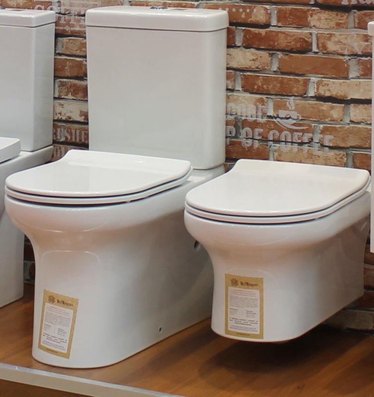 Унитаз подвесной BelBagno VELLA-R безободковый Подвесной унитаз настенный Белый BELBAGNO  Китай  - Вид №1