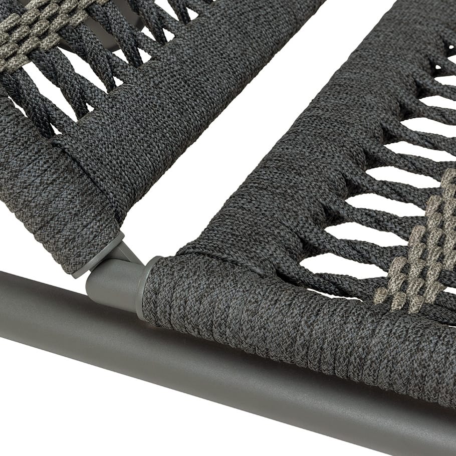 Садовая кровать из морской веревки и алюминия JANUS et Cie Anatra ARCH-00034967 - Вид №9