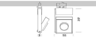 ONOK Lighting Светодиодное освещение из алюминия Square sun-id-1466940 - Вид №1