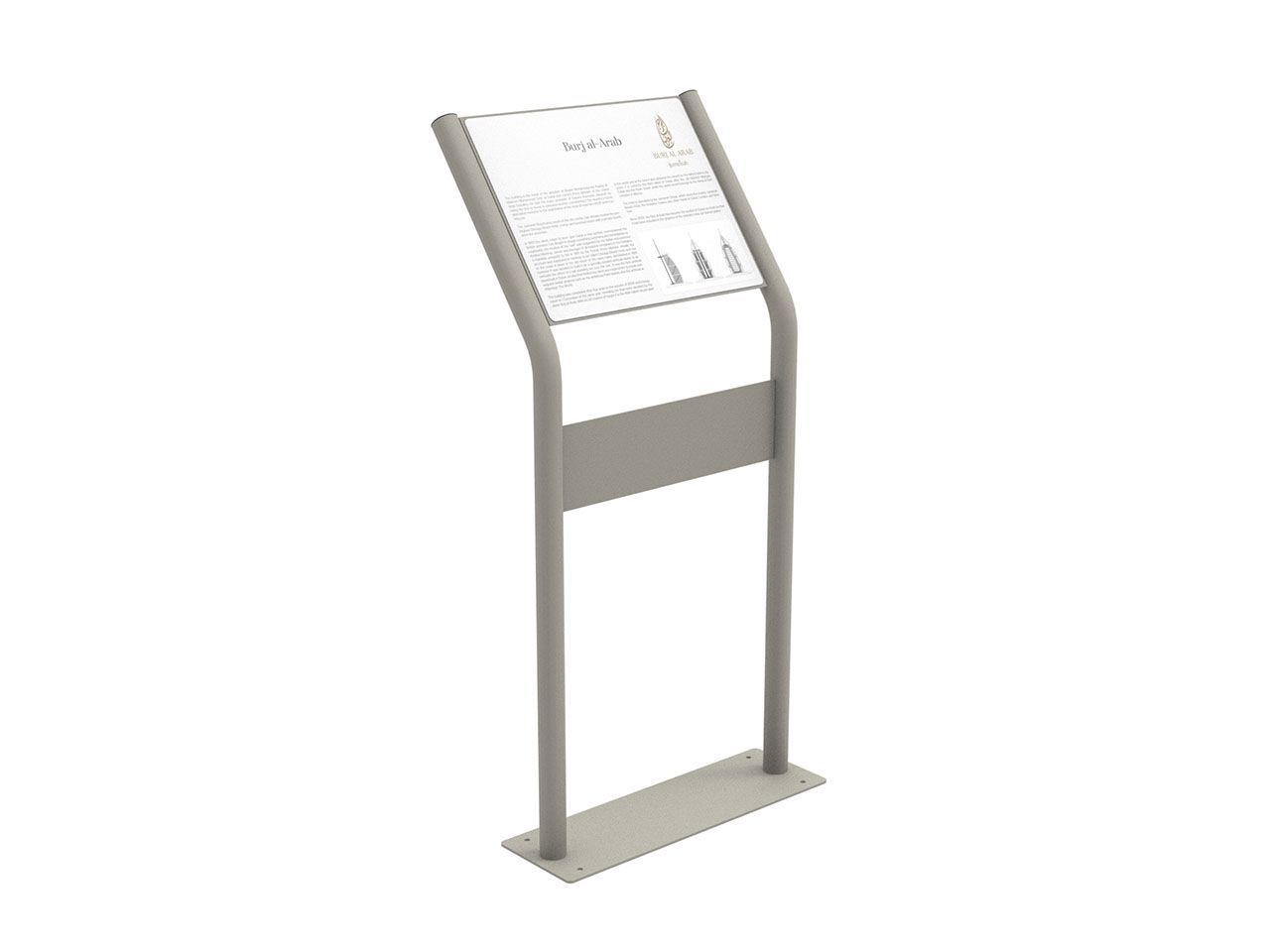 Оцинкованная сталь общественное пространство пюпитр Lazzari FERRARA ARCH-00132169 - Вид №12