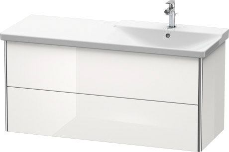 XS418900909 XSquare Тумбочка подвесная Светло-голубой матовый декор Duravit - Вид №2