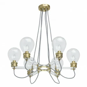 Подвесная люстра MW-Light Атмосфера 3 699010606 MW-LIGHT ДИЗАЙНЕРСКИЕ, АТМОСФЕРА 3 187461 Золотой