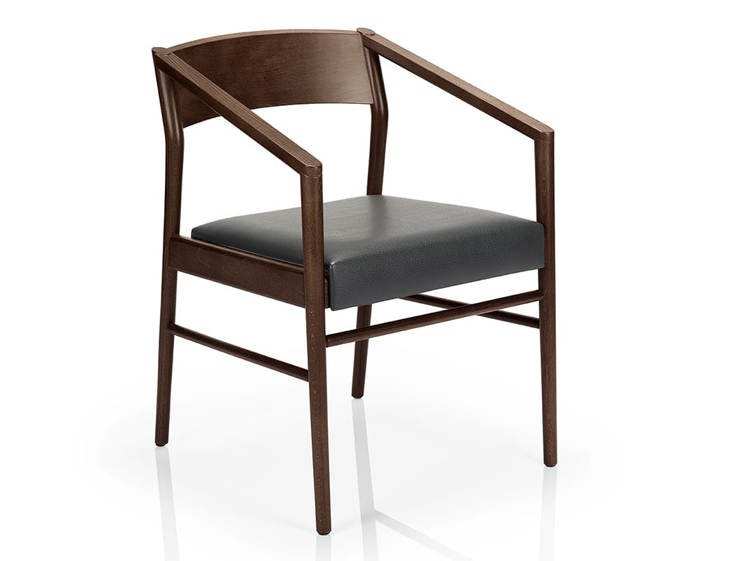 Стул из массива дерева с подлокотниками More Contract Leonor ARCH-00095816