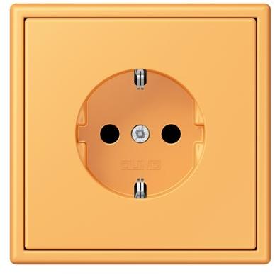 JUNG Пластиковая электрическая розетка Ls 990 les couleurs® le corbusier sun-id-1370154 - Вид №10