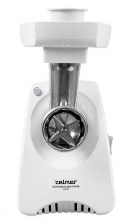 9113706 Мясорубка электрическая Zelmer ZMM5802P белый STDN-0045589 - Вид №1