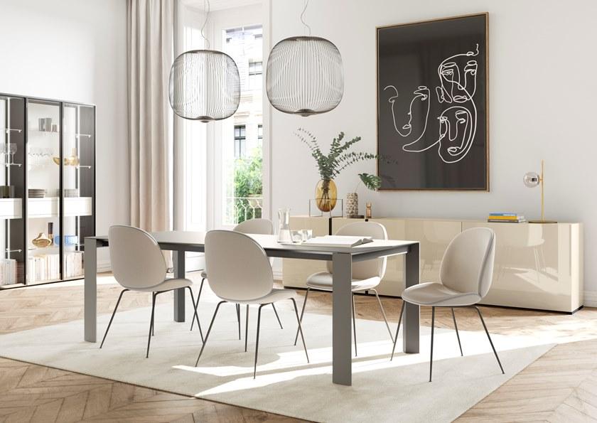 Kettnaker Раздвижной прямоугольный стальной стол Soma sun-id-1368288 - Вид №3