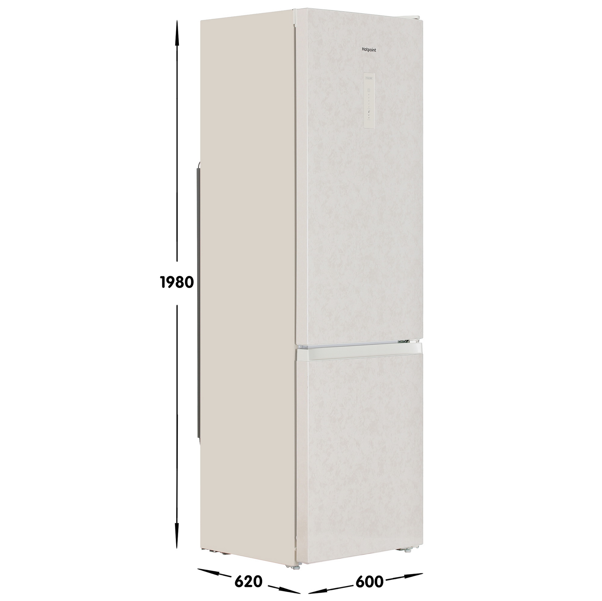 5449113 Холодильник с морозильником   Hotpoint HT 5200 AB бежевый STDN-0084432 - Вид №6