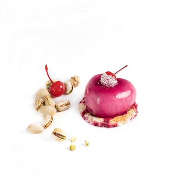 Муссовое пирожное Вишня - Фисташка CACAOJET 130 г Santreyd 34555 - Вид №1