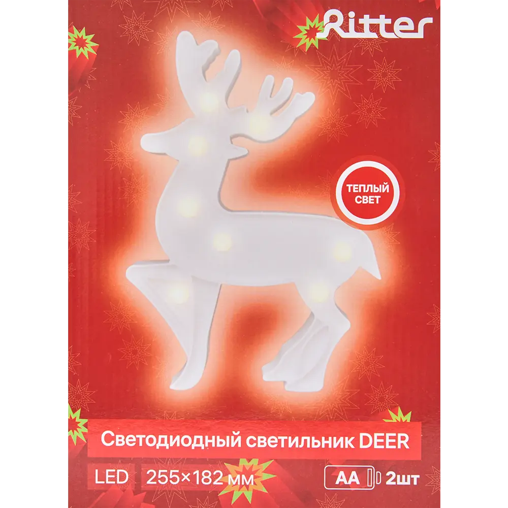 Светильник настольный светодиодный Ritter Олень 29277 7 на батарейках 82655895 STLM-2093082  - Вид №7