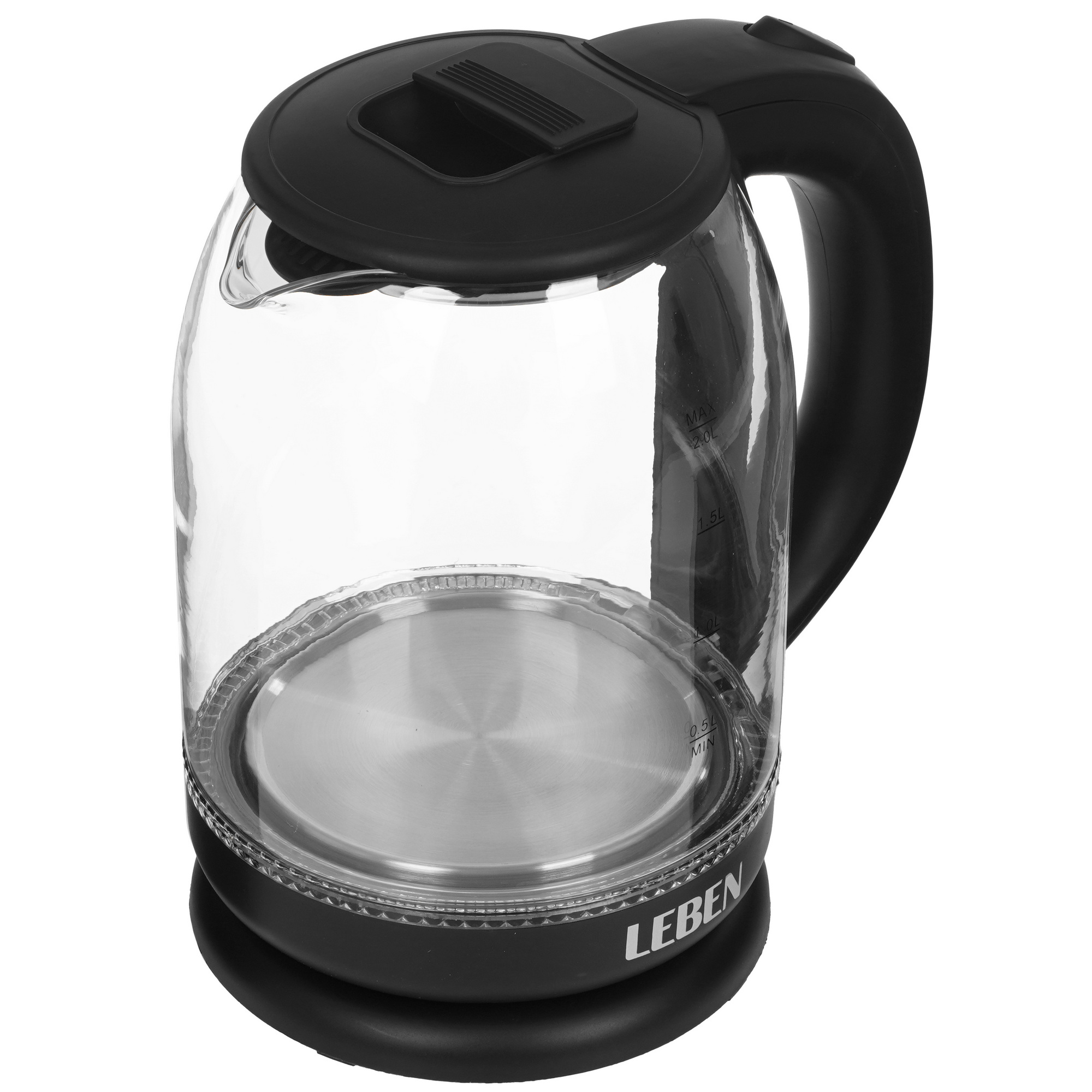 9237198 Электрочайник LEBEN 291-129 прозрачный STDN-0069723 - Вид №2