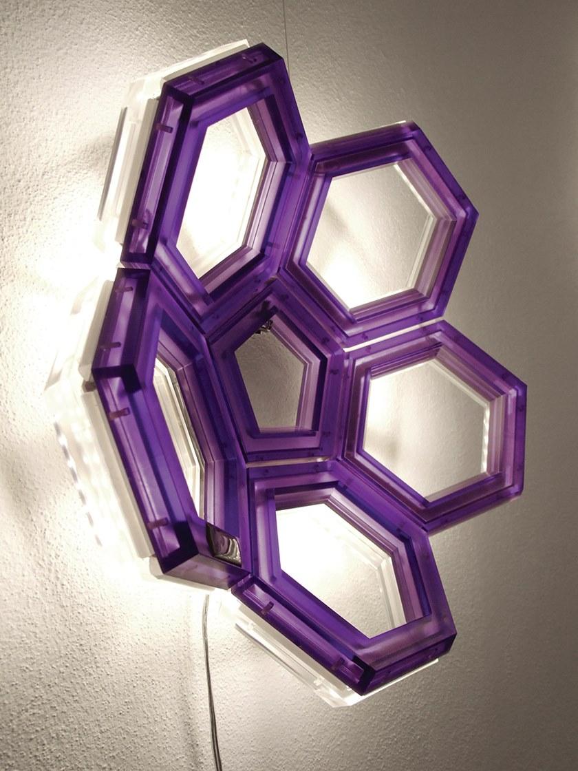 Kriladesign Настенный светодиодный светильник с отраженным светом из пмма Fullerene 2003 - Вид №1