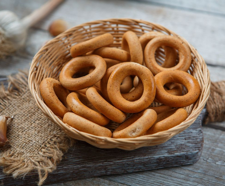 2078 Сушка чесночная цельнозерновая на закваске Вкусляндия  - Вид №1