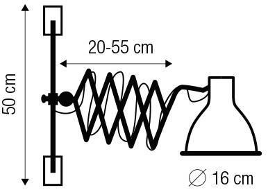 luxcambra Регулируемый настенный светильник с гибким кронштейном  Oxford_lift_2198  - Вид №4