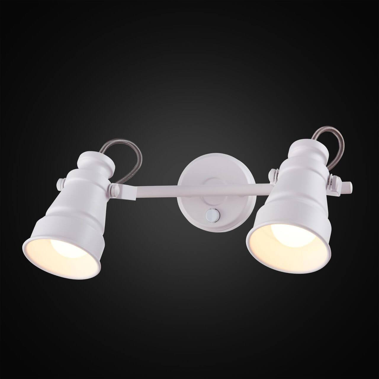 Спот настенный на 2 лампы белый "Бейкер" CL541520 CITILUX БЕЙКЕР 00-3926610 Белый  - Вид №1