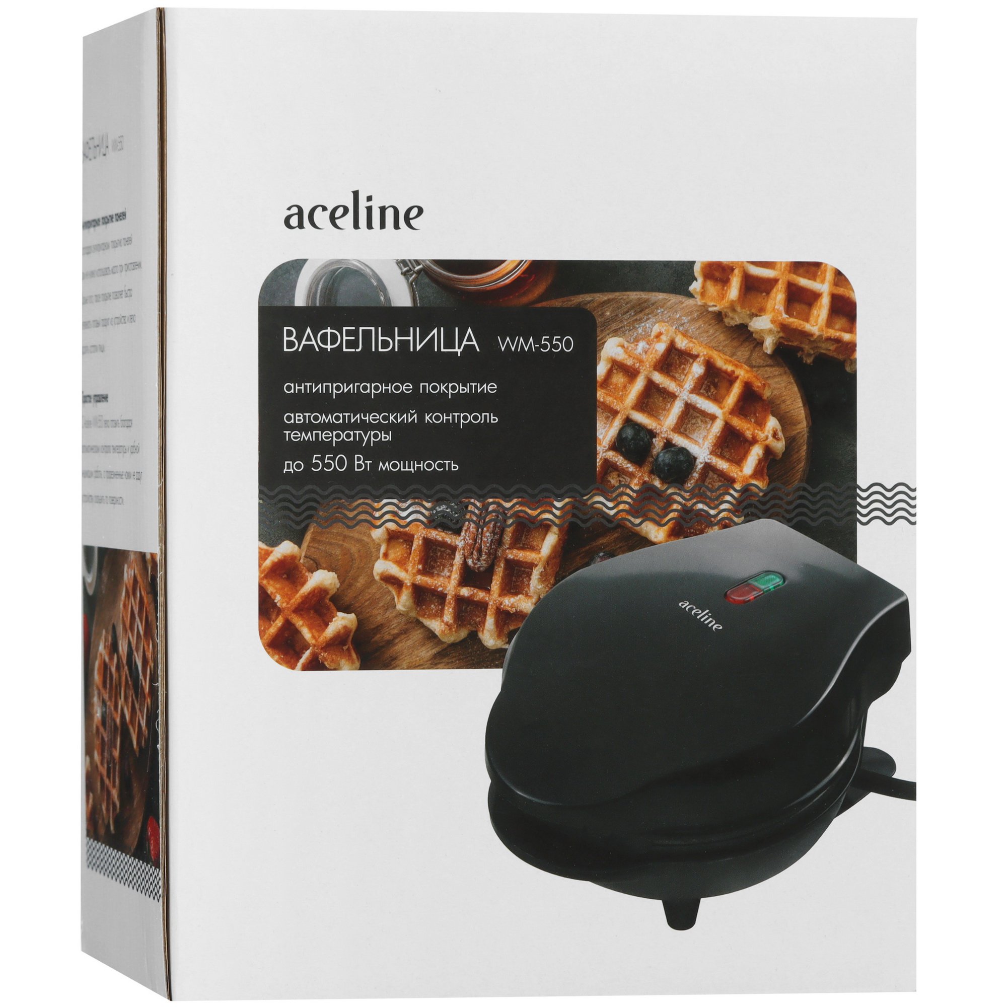 5429573 Вафельница Aceline WM-550 черный STDN-0085519 - Вид №7