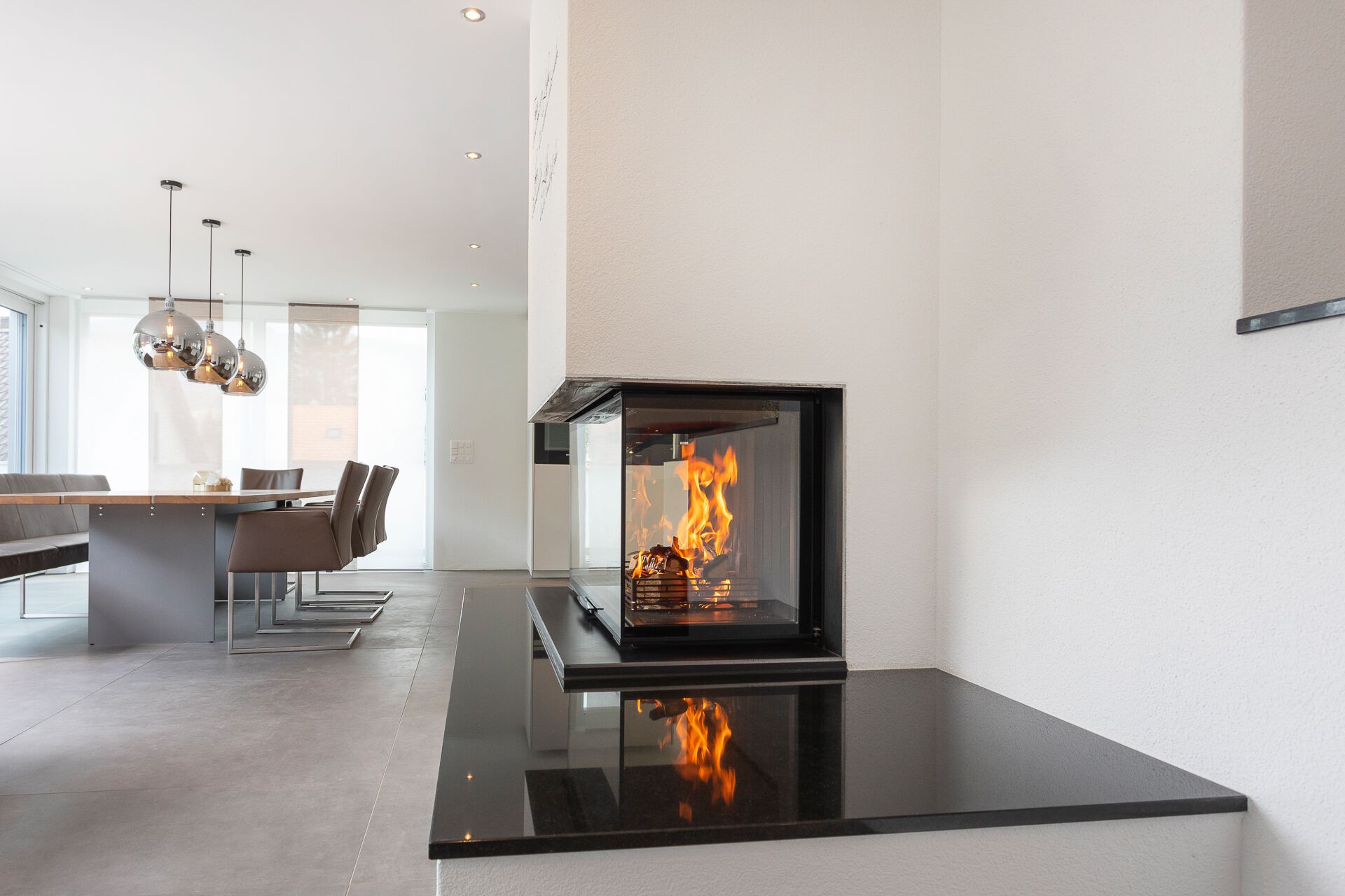 Стальной тройной фасад дровяной камин RÜEGG RIII ARCH-00096769 - Вид №7