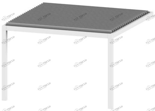 MV Living Пристроенная пергола с регулируемыми жалюзи Bioclimatiche sun-id-1409169