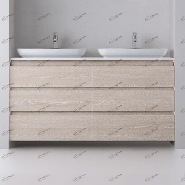 Avila Dos Тумба 160 (6 ящиков) с раковиной NOVA Color R6 Advance Trendy 270433501204420120298