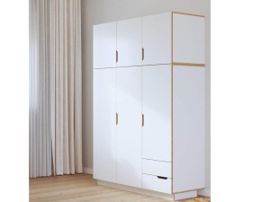 Фанерный шкаф с комодом