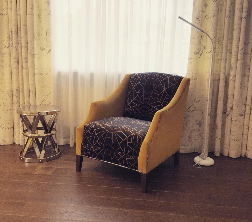 Кресло Fredriksson желтое ICON DESIGNE ДИЗАЙНЕРСКИЕ, ELISABETH FREDRIKSSON 096824 Желтый;оранжевый;черный  - Вид №3