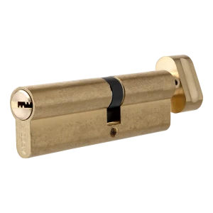 Цилиндр Apecs SM-80(35C/45)-C-G, 35x45 мм, ключ/вертушка, цвет золото 82379220 STLM-2160293