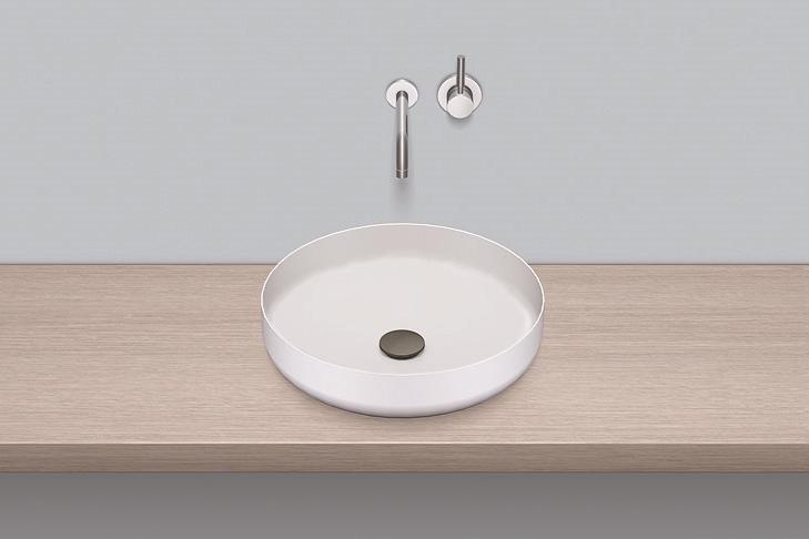 3503000400 Надставная раковина, ab.so450.1, белая, для простого ухода Alape серия SO (Sondo) 