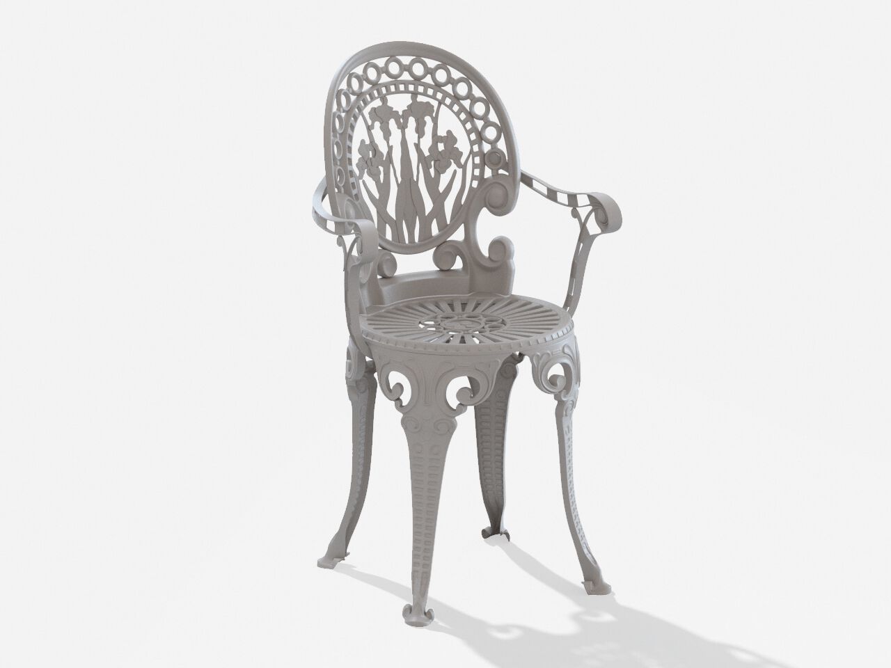 Алюминиевый садовый стул с подлокотниками FAST Omnia Selection ARCH-00137006