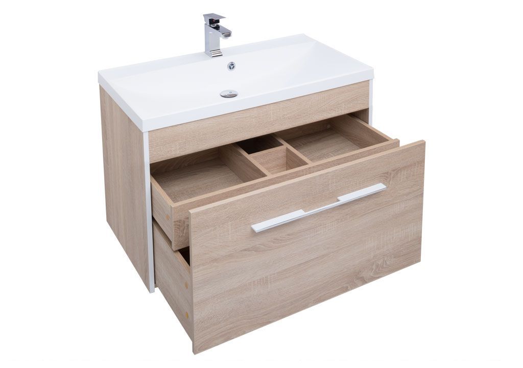 Мебель для ванной Aquanet Августа 90 дуб сонома 00225244 - Вид №3