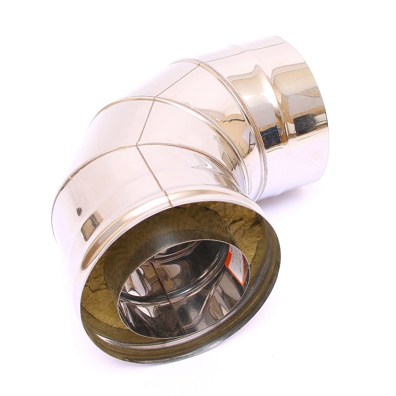 Сэндвич-колено 90" Ferrum Ф130х200 оцинкованная сталь (430/0,5мм) FD08130N4FC - Вид №3