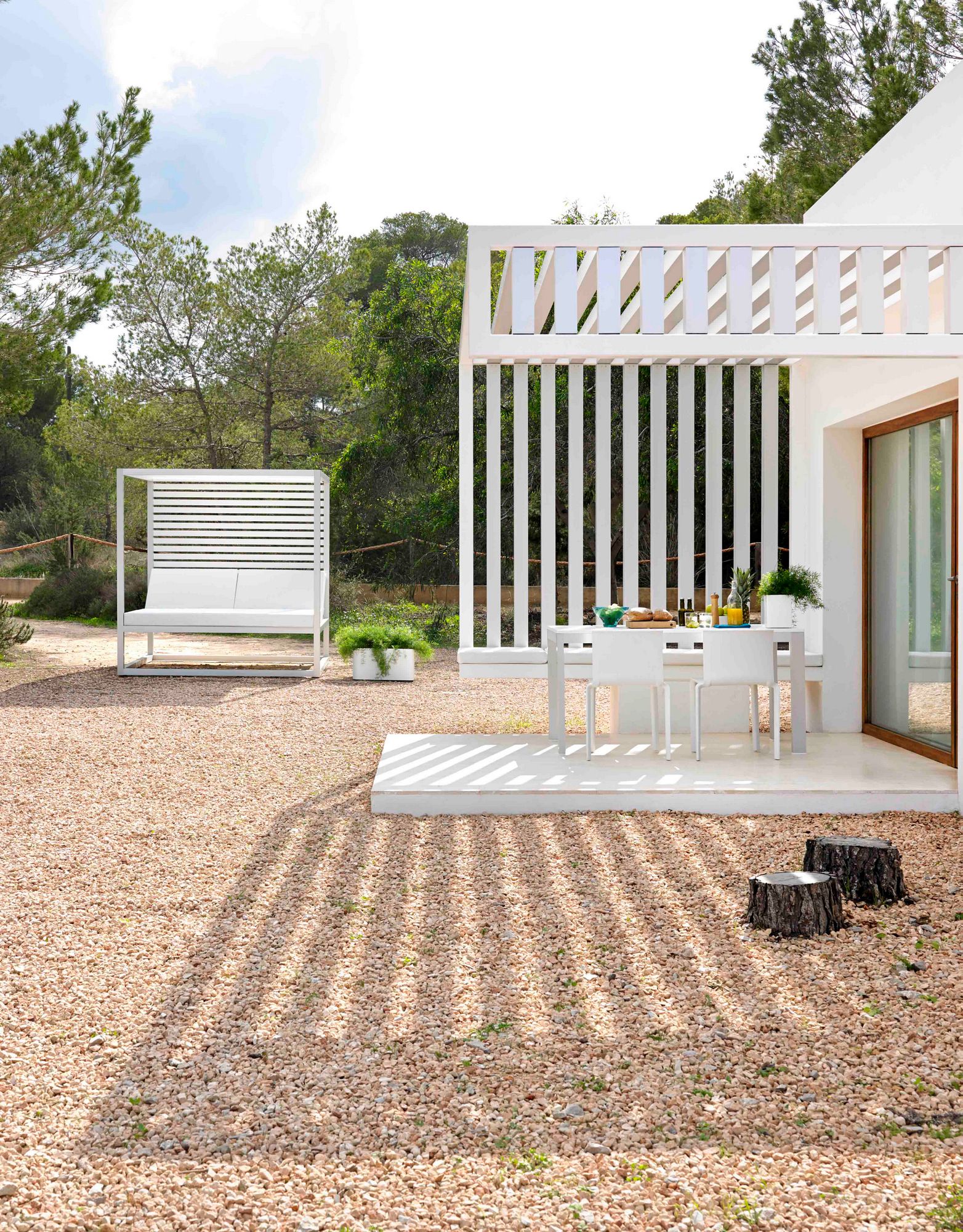 Алюминиевая кровать с балдахином GANDIABLASCO кушетка ARCH-00071810 - Вид №2