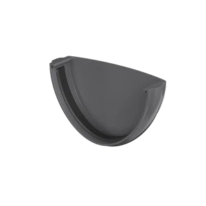 Заглушка желоба Verat цвет серый