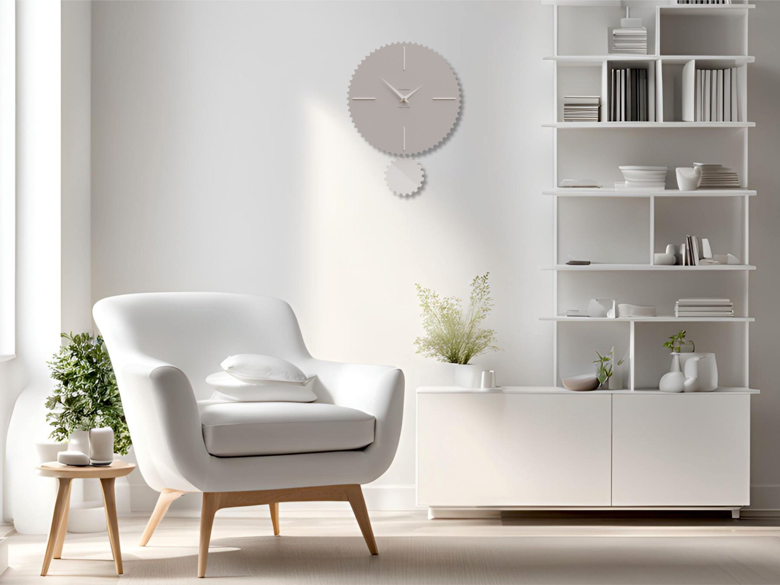 Настенные маятниковые часы MDF CalleaDesign RIZ ARCH-00114056 - Вид №3