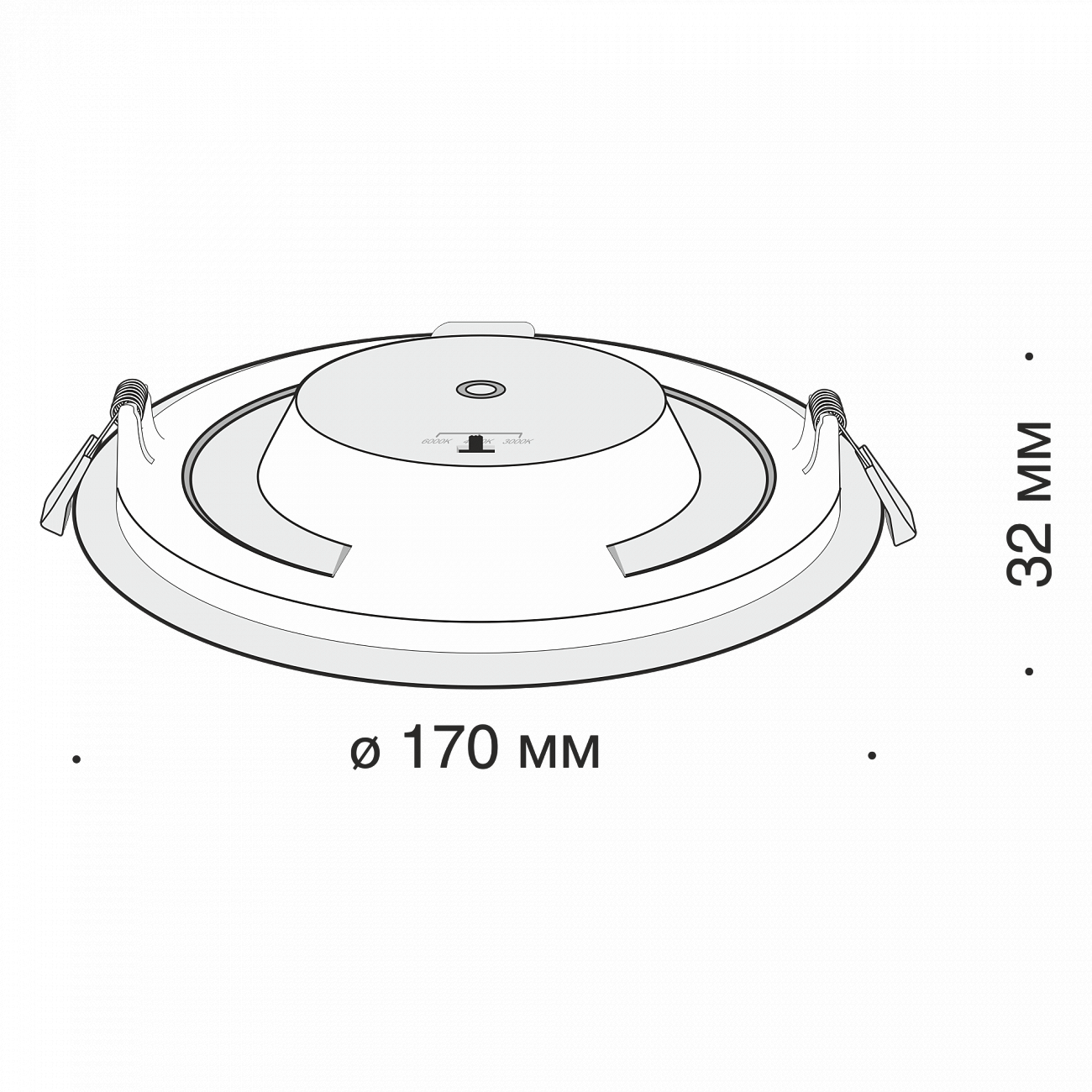 Встраиваемый спот белый Technical Stockton DL016 TECHNICAL DOWNLIGHT 00-3957173 Белый  - Вид №1
