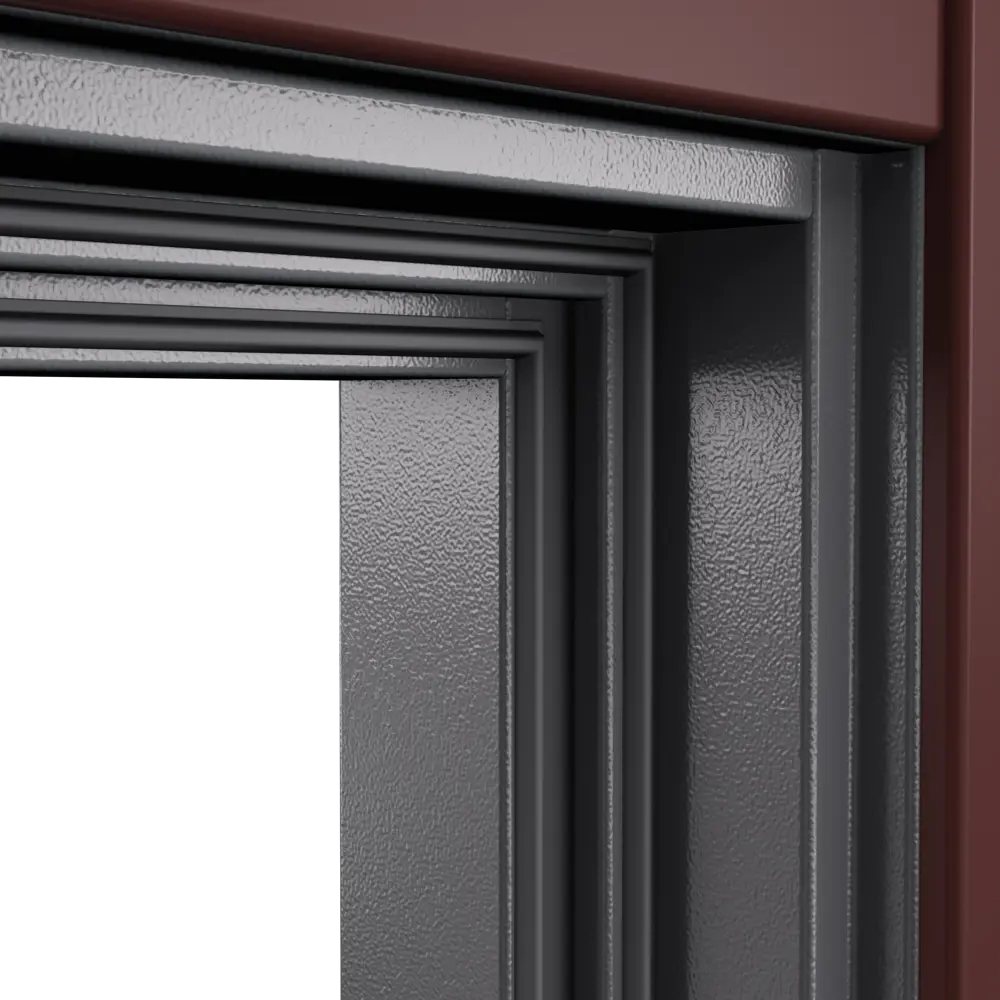 Дверь металлическая Термо РР Стекло, 950 мм, левая, цвет серый TOREX STLM-2129658 - Вид №11