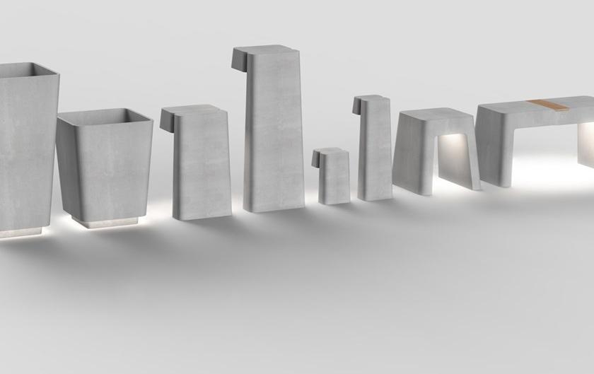 Neri Цементный светодиодный уличный настенный светильник Brenta sun-id-1457688 - Вид №2