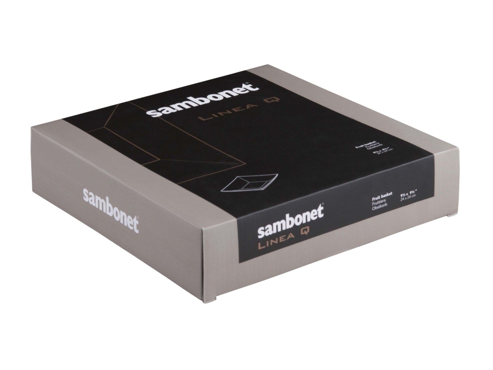 Овальный держатель для фруктов из нержавеющей стали Sambonet линия Q ARCH-00015535