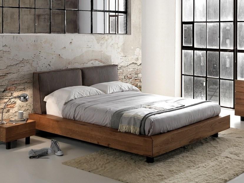 Oliver B. Кровать двуспальная в коже с высоким изголовьем Oliver b. wild sun-id-1503858 - Вид №1