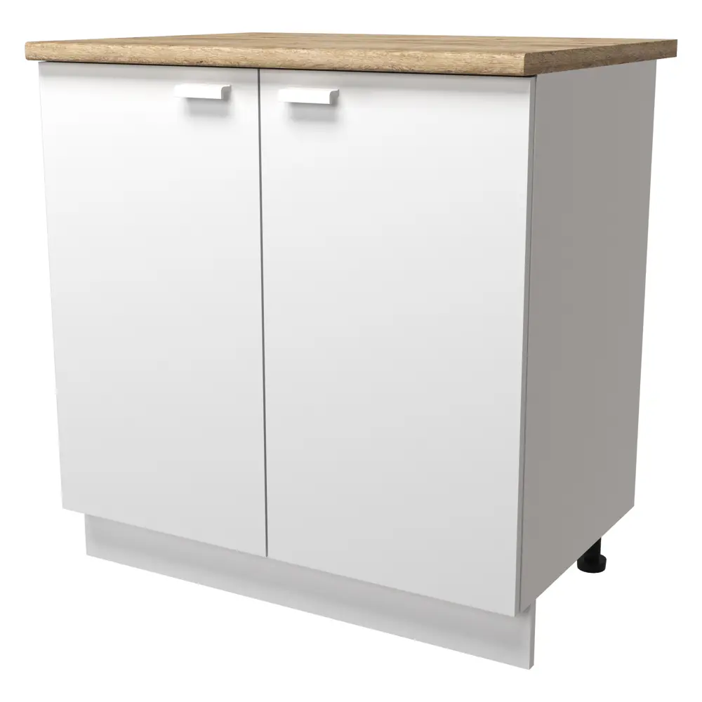 Кухонный шкаф напольный Изида 80x86x56 см ЛДСП цвет белый Santreyd STLM-2187053
