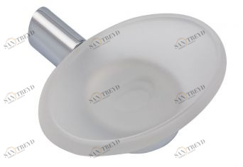 Мыльница стеклянная Novaservis Metalia 10 0036.0 хром 00360