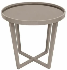 FRATO Круглый журнальный столик из лакированного дерева Durban Ffu260007aaj