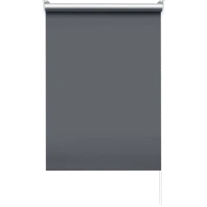 Штора рулонная Blackout 55x175 см серая