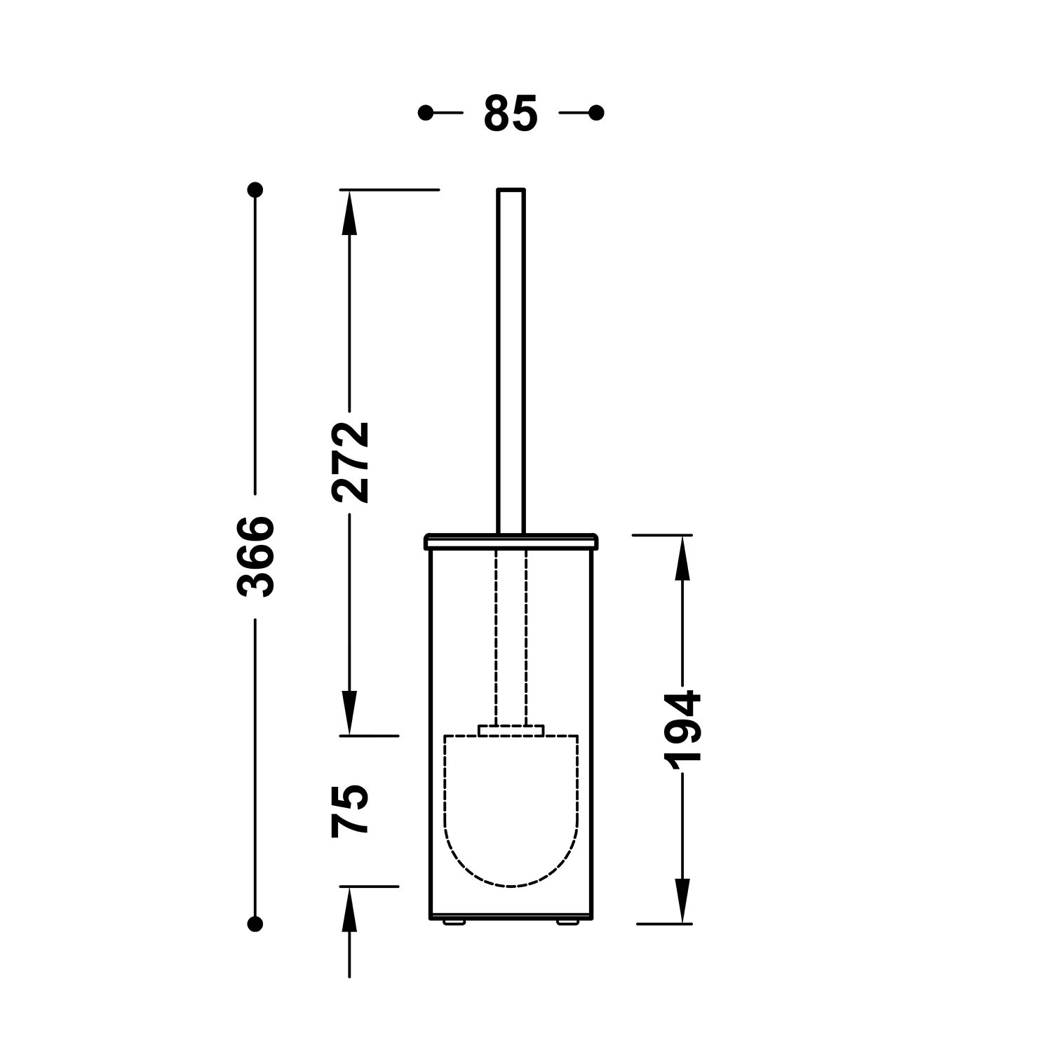 Щетка для пола-10733605 TRES  - Вид №1