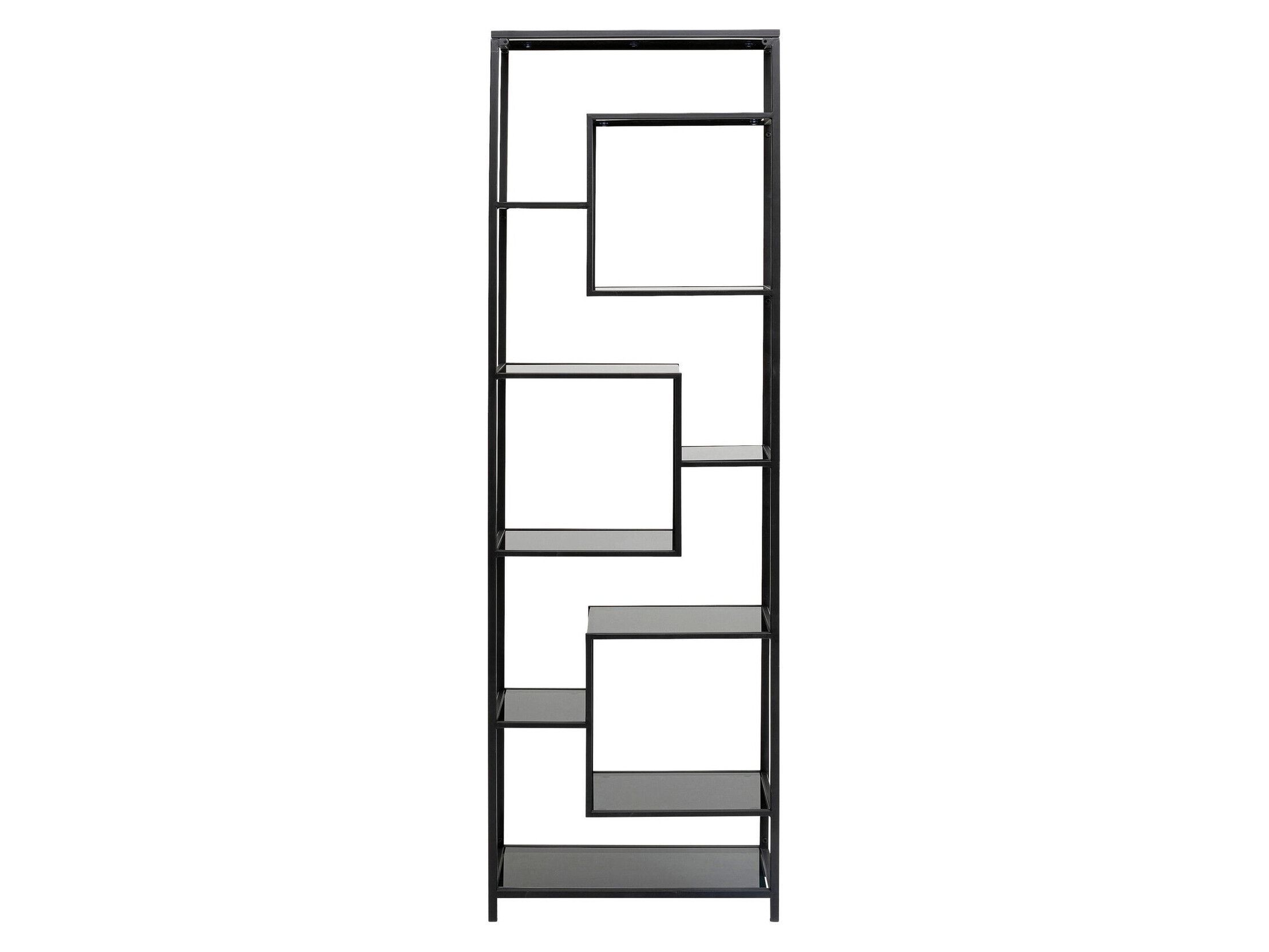Книжный шкаф из стали и стекла KARE Design LOFT BLACK ARCH-00003307 - Вид №3
