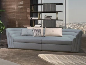 Carpanelli 3-х местный тканевый диван Optical skin Di47 08