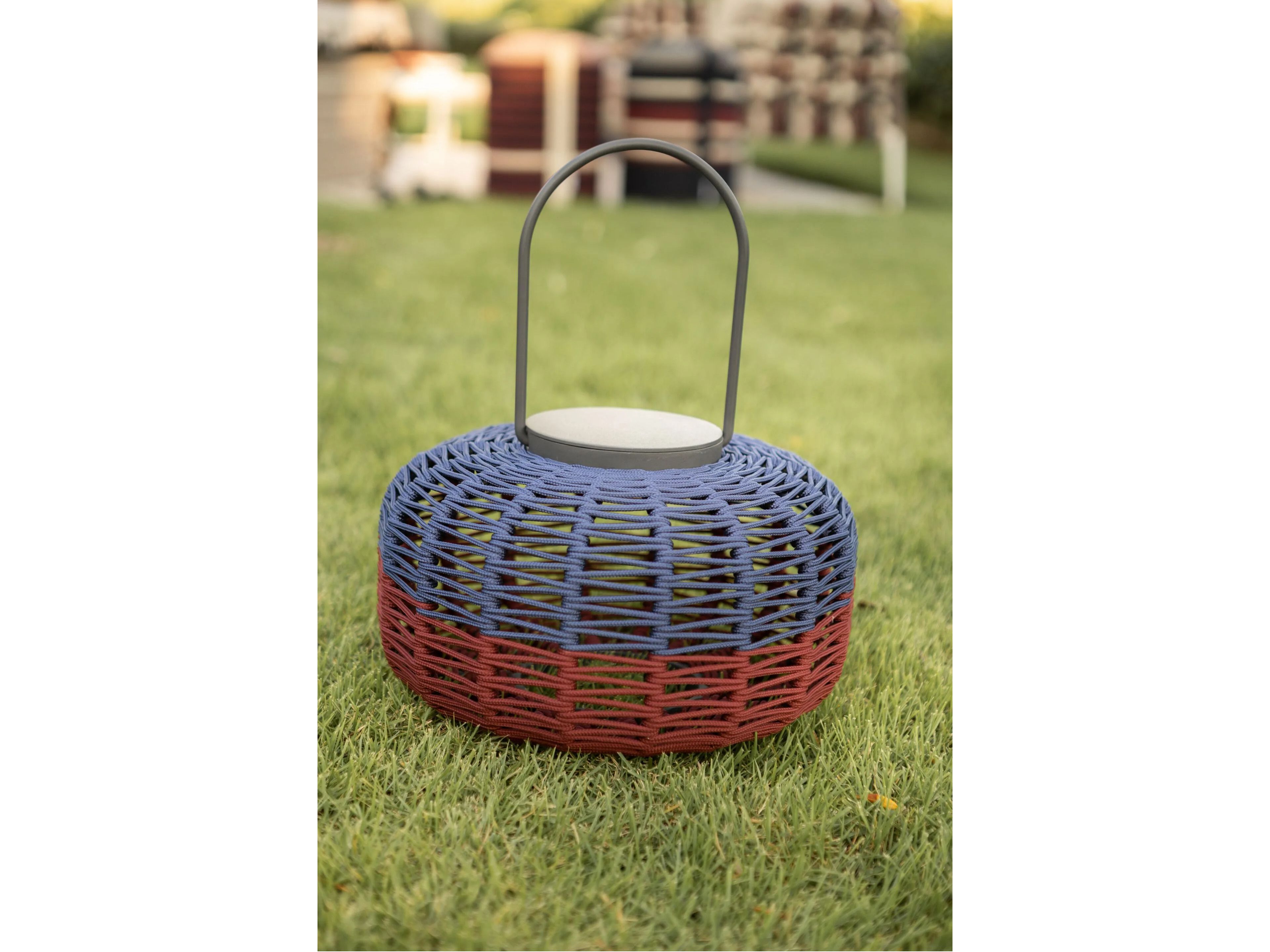 Уличный фонарь с плетеной алюминиевой рамой и перезаряжаемым светодиодом Nodo Italia Antonio Marras + Nodo Italia ARCH-00005471 - Вид №10