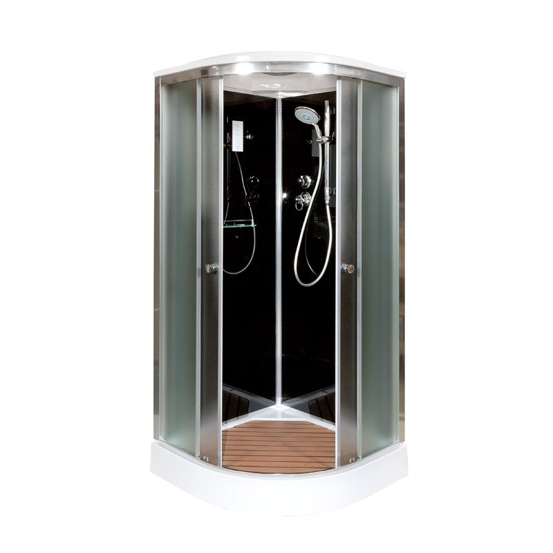 D90S Душевая кабина DETO Серия D B09S+ эл. BLACK - Вид №29